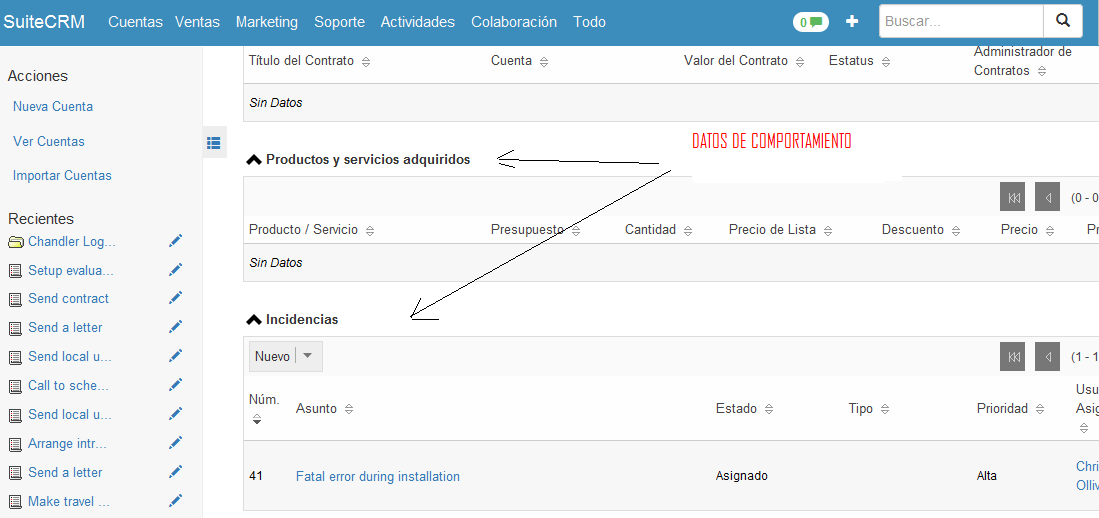 Segemtación de clientes con Suite CRM Sugar CRM CE